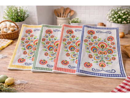 folklorna kuchynska utierka extra sava