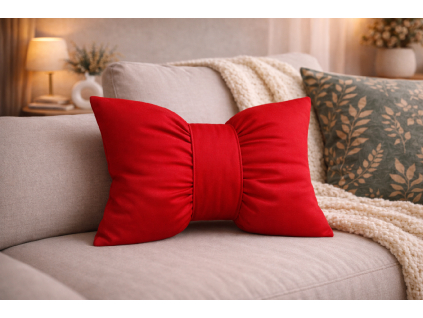 dekoracny vankus masla cervena do obyvacky