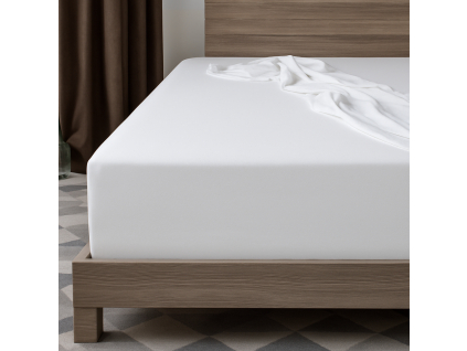 napínacia plachta jersey biela s gumickou