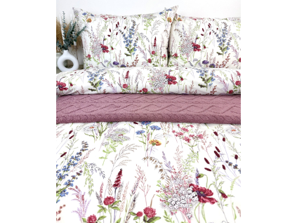 Ranná Lúka bavlnené obliečky 140x200:70x90 – slovenská výroba