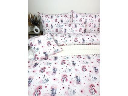 obliecky bavlnene jednorozec a labut