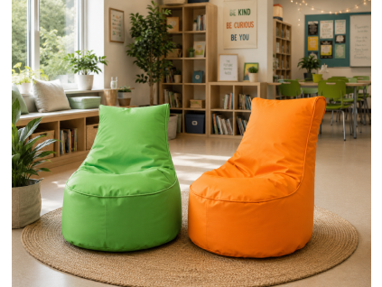 Set sedacích vakov Seat S zelený a oranžový