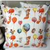 Posteľná obliečka Zvieratká na balónikoch na vankúšik 40x40cm