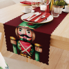 Vianočný behúň Luskáčik - červený 38x160 cm