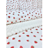 Posteľná obliečka Mušelín - Strawberry 140x200/70x90 cm