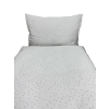 Posteľná obliečka do postieľky Hviezdička - sivá 90x130/45x65cm