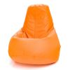 Sedací vak Active z ekokože E04 Oranžový