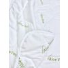 Letný detský set paplón a vankúš do postieľky Aloe Vera Green