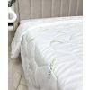 Letný detský set paplón a vankúš do postieľky Aloe Vera Green