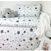 obliečka sivé hviezdičky do postieľky