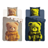 Posteľná obliečka svietiaca v tme Teddy 140x200:70x80 cm 3