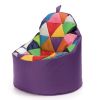 fialovy sedaci vak yoko polyester