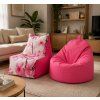 Set sedacích vakov Solid Modern a Yoko ružový
