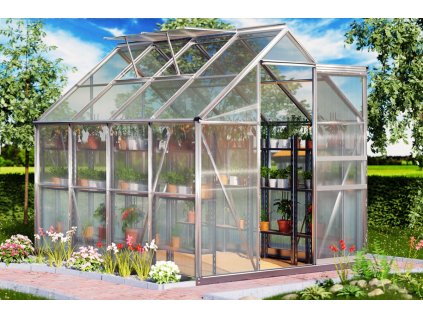 Zahradní skleník - 250 x 190 x 195 cm 23203