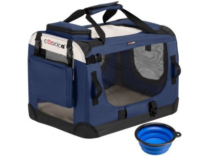 Přenosná taška pro psa S - modrá
