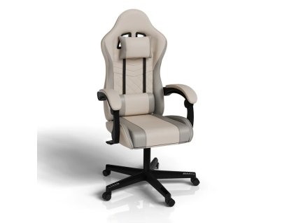 Kancelářská židle HyperSeat - béžová/šedá