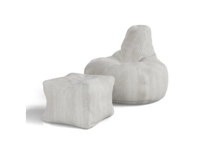 12726 sedaci vak chillex s podnozkou bezovy