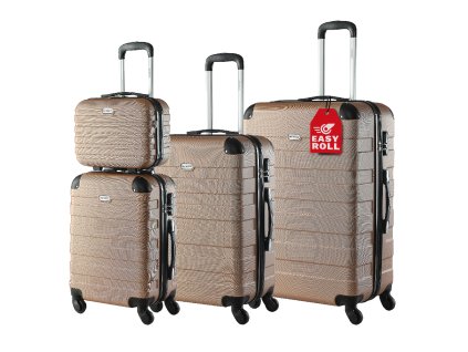 12765 set cestovnych kufrov essential 4 dielny champagne
