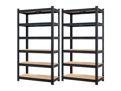 12777 sada 2 ks 6 policovych regalov cierna