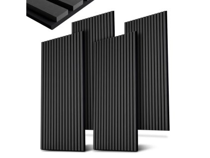 12972 sada 4 ks akustickych panelov tmavosiva