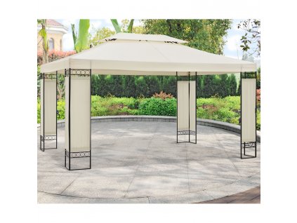 Zahradní altán Capri 3 x 4 m - krémový 27117