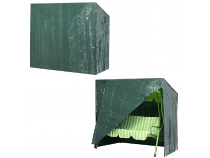 Ochranný kryt na houpačku 185x117x170cm - zelený 30814