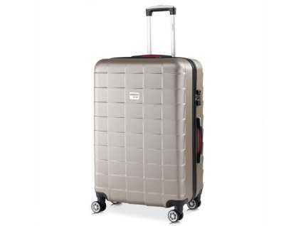 Cestovní kufr XL 76 x 51 x 30 cm - champagne