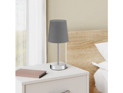 Stolní lampa Lumiere 32x13x13cm - šedá stolek