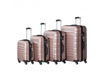 Set cestovních kufrů Rom - růžový