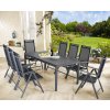 Zahradní hliníková sestava Bern 1+8 - antracit