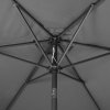 Zahradní slunečník Ø300 cm - antracit konstrukce