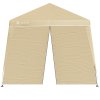 Zahradní altán Capri 3x3 m - 2 boční stěny - béžová