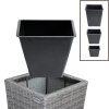 Sada 3 květináčů - šedá 25866