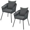 13005 kovove kresla 2 ks antracit