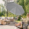 13245 2 slnecnik crete 200 cm antracit
