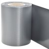 PVC ochranný pás na plot 4 kusy - světle šedá 27495