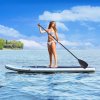 Paddleboard s příslušenstvím modrý použitie