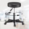 Taburetka na kolečkách - černá otočení