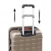 Cestovní kufr XL 76 x 51 x 30 cm - champagne rukojeť