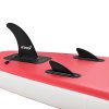 Paddleboard s příslušenstvím - růžový ploutve
