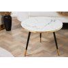 Konferenční stolek Paris 60cm bílý, černý 45299