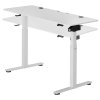 Kancelářský stůl 140x60cm - bílý výška