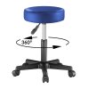 Taburetka na kolečkách - modrá otočení