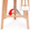 Barový skládací stůl Ø 78 cm kolejnička
