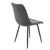 Sada 2 jídelních židlí Blanca - šedá ze zadu