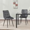 Sada 2 jídelních židlí Blanca - šedá využití
