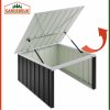Garáž pro robotickou sekačku 89x90x54cm - antracit pružiny