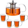 Skleněný čajový set 1,5L