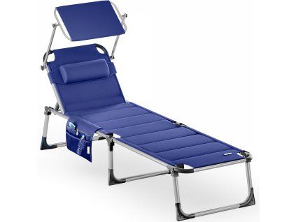 Záhradné lehátko Bari - modré