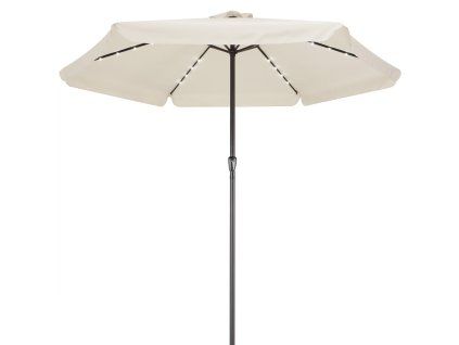 LED slnečník Athens Ø330 cm - krémový